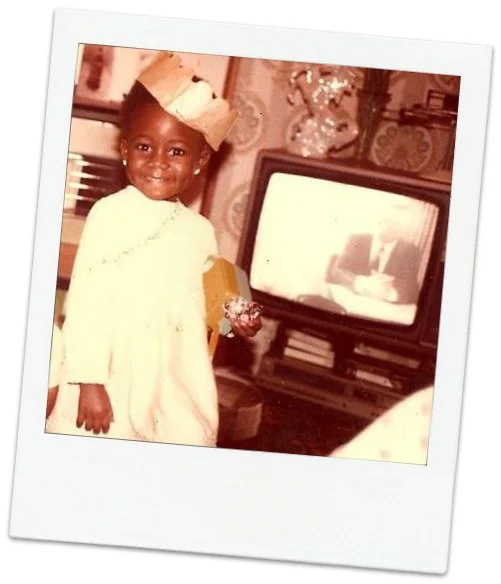 Liz as a child