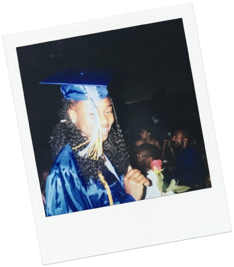 Liz at her high school graduation